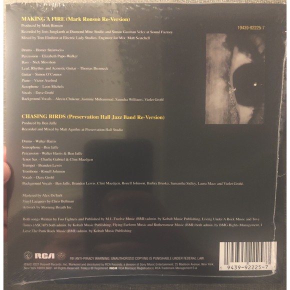 Foo Fighters - Making A Fire Record Store Day 2022 7” Vinyl RSD NEW sealed - Picture 2 of 8